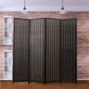 Mampara de oficina plegable móvil, mampara plegable para sala de estar, sencilla, moderna, de madera maciza, estilo chino
