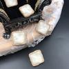 Venta al por mayor de botones de camisa con perlas, botones combinados de lana, cárdigan, botones pequeños para niños, botones decorativos con hebilla