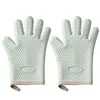 Guantes de aislamiento térmico de silicona resistentes a altas temperaturas, guantes especiales antideslizantes resistentes al calor para horno de cocina, guantes para microondas, herramientas para hornear