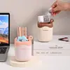Porta Lápices de Plástico Simple de Alta Calidad al por Mayor para Fabricantes, Contenedor de Almacenamiento de Escritorio Lindo y Multifuncional