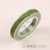 No. 72 Hilo de jade trenzado cuerda de mano cuerda trenzada a mano pulsera de cuerda cuerda trenzada línea roja cuerda con colgante material para manualidades
