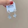 Blue Smart Butterfly ~ 2024 Nova Super Fairy Elegant Butterfly Series Brincos de Pérolas All-match Brincos de Nicho