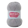 4 Ovillos de Hilo de Algodón Leche para Bebés, Hilo de Algodón Textil para Tejer a Mano y Crochetar Zapatillas, Oferta Especial de Ovillo de Hilo para DIY