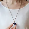 Collar con Colgante de Calabaza de Esmalte de Colores, Accesorios para Mujer, Cadena para Suéter de Verano, Estilo Largo, Joyería de Alto Nivel Estilo Chino Nuevo