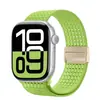 Adequado para Pulseira Apple Watch Applewatch7/8/9 Malha Elástica de Nylon Fivela Magnética Pulseira Iwatchs10