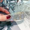Pulsera de moda estilo frío europea y americana de diamantes completos al por mayor pulsera de temperamento femenina coreana simple personalidad pulsera de moda joyería