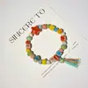 Pulsera de Cerámica Jingdezhen Nueva Historieta China Pulsera Boutique Venta al por Mayor Estudiante Joker Explosiones Puesto del Mercado Nocturno Pulsera