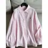2026 Nueva Camisa Cardigan de Lino Estilo Old Money Relajada Sencilla Manga Larga Chaqueta Delgada para Mujer Venta al por Mayor N6FT66086