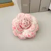 Broche Flor de Renda Pintado à Mão de Luxo Leve de Alta Qualidade, Broche de Moda de Nicho de Alta Qualidade, Versátil e Elegante para Roupas Femininas no Atacado