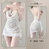 Lencería sexy de Fan Lei con tirantes, lencería erótica, camisón de encaje para mujer fácil de quitar, uniforme de puro deseo, vestido ajustado con push-up 1074