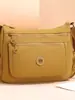 Bolso tote de nailon con múltiples compartimentos para mujeres de mediana edad y mayores, nuevo estilo 2025, moderno, gran capacidad, bolso de hombro versátil
