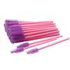 Venta al por mayor, 50 paquetes de cepillos desechables de varilla rosa para pestañas, cepillos de injerto en espiral para pestañas, peines para pestañas.