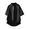 Camisas de Manga Corta Sencillas de Verano al por Mayor Transfronterizas para Hombre, Estilo Nuevo, Holgadas, Casuales, de Secado Rápido, Transpirables, Tops Deportivos