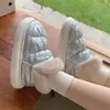 Botas de Nieve Impermeables, Antideslizantes y Cálidas para Parejas, Zapatos de Invierno Cortos con Terciopelo Adicional y Algodón Engrosado para Hombres y Mujeres