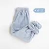 Pijama de Tecido Coral para Mulheres, Conjunto de Duas Peças Espesso e Quente para Outono e Inverno, Conjunto de Cardigã de Flanela, Pode Ser Usado Fora de Casa, Roupas de Casa para Mulheres