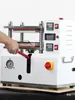 Vulcanizador Plano Pequeño, Vulcanizador de Partículas de Caucho y Plástico, Prensa de Tabletas, Máquina de Pruebas de Moldes de Calentamiento Eléctrico de Silicona Grande