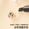 Brinquedo de vara para gatos com ventosa para fixar no chão e base para autoentretenimento, novo fio de aço durável, cabeça de pena substituível, resistente à mordida