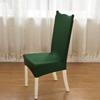 Fundas Elásticas de una Pieza para Sillas de Uso Doméstico, Fundas para Respaldo y Asiento de Mesa de Comedor y Sillas de Hotel, Fundas de Tela Estilo Europeo para Asientos, Fundas para Juegos de Sillas y Taburetes