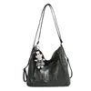 Bolso de Hombro Simple Estilo Coreano Bolso Tote Versátil de Gran Capacidad a la Moda 2026 Nuevo Ligero de Lujo Color Sólido Letra Bolso de Doble Hombro