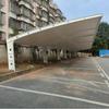 Nueva Energía Fotovoltaica Estructura de Marquesina para Coche Cochera Comunidad Pila de Carga para Coche Eléctrico Marquesina Cobertizo para Estacionamiento de Bicicletas
