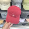 American Street Simples Bordado Pequeno Letra Lavado Algodão Beisebol Chapéu Masculino e Feminino Casual All-match Boné Chapéu de Sol
