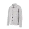 Suéter cárdigan de punto gris estilo "old money" para hombre, otoño/invierno, corte limpio, de alta gama, prenda exterior elegante