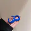Pendientes C Franceses Simples de Aguja de Plata 925 Rose Story Mismos Pendientes que Huang Yimei Liu Yifei Pendientes Geométricos