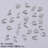 Explosões de unha vermelha da internet de fundo plano diamante de formato especial saco de material de joias pacote inteiro em estoque atacado material de decoração de armadura de usar