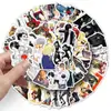 50 Adesivos de Death Note Apresentando Personagens Populares de Anime Japonês Como Kira para Capas de Celular, Computadores e Agendas