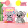 Bloques de Construcción de Partículas Micro de Panda de Dibujos Animados Juguetes Educativos de Ensamblaje para Niños Adornos de Escritorio Pequeños Regalos de Recompensa Regalos de Graduación