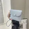 Bolsa feminina texturizada de alta qualidade, nova moda trendy primavera/verão, bolsa quadrada pequena casual de grande capacidade, bolsa transversal feminina atacado