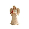 Estatuas Conmemorativas de Cardenal y Ángel Modelo Nuevo Transfronterizas Adornos de Estatua de Cardenal Rojo y Ángel