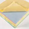 Película Limpiadora de Microfibra Multicolor de Doble Cara Paño de Flanela Limpiador de Pantallas de Productos Digitales Paño para Gafas para Ir