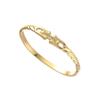 Pulseira de design de nicho de personalidade europeia e americana, textura, banhada a ouro 18K, não desbota, temperamento de luxo leve, joalheria fina, mulheres, atacado