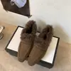Otoño e Invierno Cabello Rizado Zapatos Birkenstock Ropa de Exterior para Mujer Calentitos con Felpa Zapatos de Algodón Perezosos sin Cordones Cuero Mate Retro Medias Zapatillas