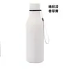 Acero Inoxidable 304 por Dentro y por Fuera, Termo de Acero Inoxidable con Forma Especial y Boca Pequeña con Pintura de Goma, Vaso de Agua para Deportes al Aire Libre