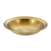 Tazón con Forma de Sombrero de Paja de Acero Inoxidable Estilo Coreano, Tazón de Cangrejo Dorado, Plato de Pescado encurtido, Plato Creativo de Res Hervida, Plato Comercial para Pasta