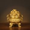 Adornos de lingotes de oro con forma de cornucopia de dinero para inauguración de la casa, regalo de la suerte diario, decoración de la sala de estar