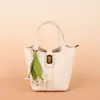 Colgante de Bolsa de Flor de Fruta Paula Transfronteriza Tulipán Llavero de Coche Colgante Lindo Logo Imprimible Venta al por Mayor