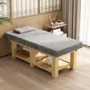 Cama de belleza de madera maciza para masaje y terapia, fisioterapia integrada multifuncional de medicina china y tratamiento corporal, cama especializada para salones de belleza y terapia ósea