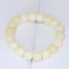 Pulsera de Cuentas de Raíz de Bodhi Blanca Especificaciones 1.2 Estilo Casual para Hombres y Mujeres Joyería Decorativa de Rosario Fabricante Mayorista