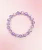 Pulsera Popular Nueva de Estilo Retro Chino de Xiaohongshu con Amatista Lavanda, Cristal Rosa y Joyería de Aventurina en Contraste