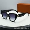 Nuevas Gafas de Sol Ojo de Gato Estilo Europeo y Americano Personalidad Metal Cabeza de Serpiente Moda Transfronteriza Gafas de Sol Versátiles Mujeres Gafas de Sol de Moda