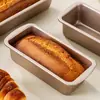 Molde para Pastel de Libra Caja Rectangular para Pan de Molde Larga Antiadherente Panera para Pan Herramienta Doméstica Bandeja para Hornear para Hornear Carne de Almuerzo