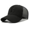 Verano Nueva Gorra de Béisbol con Bordado de Letras Tridimensionales Sombrero de Malla Parasol Moda Coreana Versátil Gorra de Visera para Hombre y Mujer