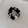 Diadema Floral de Perlas con Pliegues Sencillos Estilo Coreano para Mujer Diadema de Alta Elasticidad y Duradera Nuevo Estilo 2025 Accesorios para el Cabello No Elásticos
