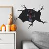 Nuevo Halloween halloween061 pared rota calavera sangrienta hogar cocina fondo decoración de pared pegatinas de pared