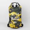 Bolsa impermeável de camuflagem quente transfronteiriça Saco à prova d'água de ombro único Ombro duplo Saco de barril à prova d'água Poliéster Saco leve à deriva Grande em estoque
