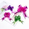 Decorações para Festa de Fim de Ano, Laços Relevados Revestidos de Alumínio, Decorações para Carro de Casamento, Embalagem de Presentes de Natal