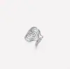 Anillo vintage italiano hueco para mujer en stock, venta directa de fábrica, anillo de alta gama con patrón de remolino Su Mei, anillo abierto para el día a día